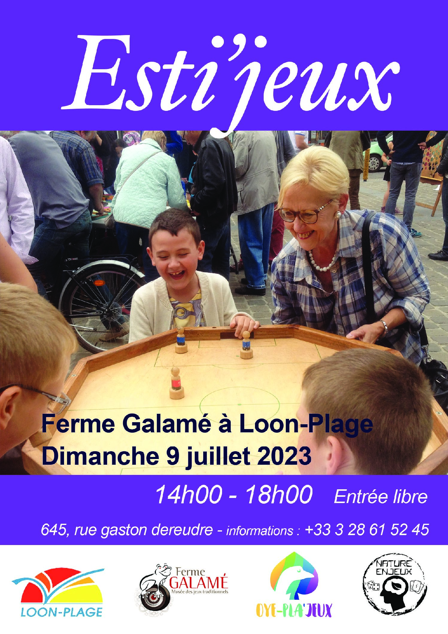 Esti’jeux – Dimanche 9 juillet de 14h à 18h – Entrée libre – Musée des Jeux Traditionnels